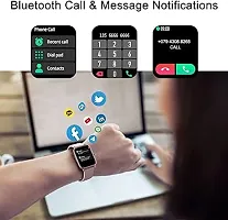 T-500 Smart Watch | Sleep Monitor | Distance Tracker | Calendaring | Sedentary Reminder | Text Messaging | Pedometer | Calorie Tracker | Heart Rate Monitor Smartwatch - (Black)-thumb2