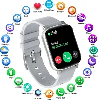 New T500 WHITE SMART WATCH 2024/ latest version /Full Touch Screen Bluetooth Smartwatch with Body Temperature, Heart Rate  Oxygen Monitor Compatible with All 3G/4G/5G Android  iOS-thumb2