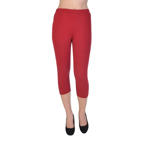 Zunaira Capris for womens/Girls 3/4 leggings for women capri of women combo  of 1