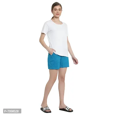 IRANA Women Shorts Combo Pack of 2 with Pockets Elastic Waistband Regular Stylish Night Wear Cotton Super Soft Comfortable (S to 2XL Size)-thumb3