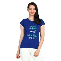 IRANA Women's Cotton Printed Round Neck T-Shirt Combo Pack of 2 Sizes:-S,M,L,XL-thumb1