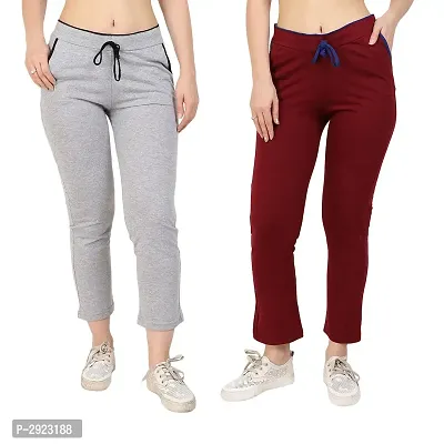 Womens Cotton Lounge Pants Combo Of 2