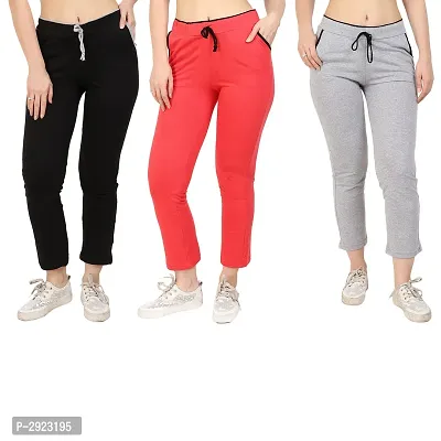 Womens Cotton Lounge Pants Combo Of 3