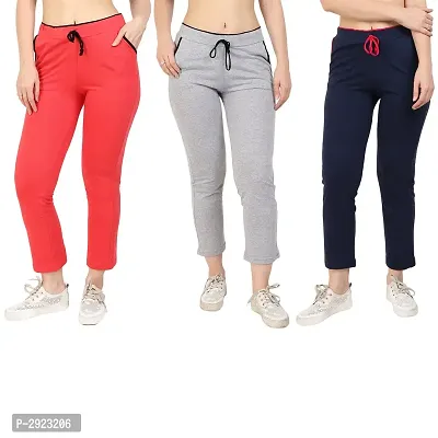 Women's Cotton Lounge Pants Combo Of 3-thumb0