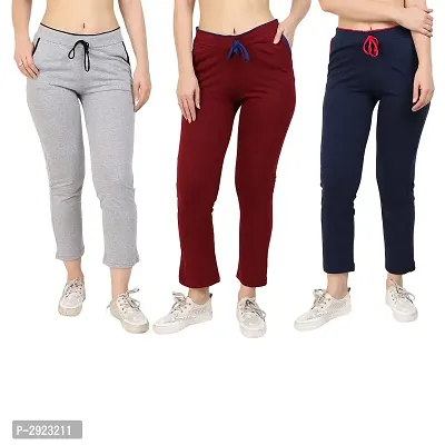 Women's Cotton Lounge Pants Combo Of 3