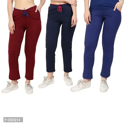 Women's Cotton Lounge Pants Combo Of 3