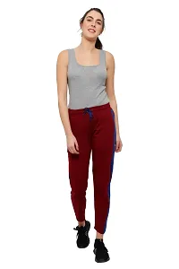 Contemporary Cotton Colourblocked Trousers For Women- Pack Of 4-thumb4