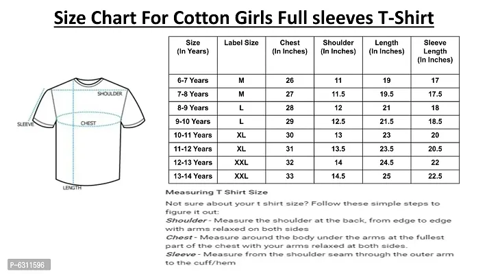 Stylish Cotton Printed Full Sleeve T-shirt For Girls-thumb4