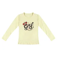 Stylish Cotton Printed Full Sleeve T-shirt For Girls- Pack of 5-thumb4