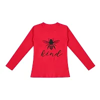 Stylish Cotton Printed Full Sleeve T-shirt For Girls- Pack of 2-thumb4