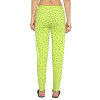 Women Regular Fit Printed Cotton Comfortable Night Track Pant Pack of 3-thumb2