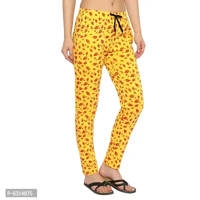 Women Regular Fit Printed Cotton Comfortable Night Track Pant Pack of 3-thumb4