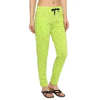 Women Regular Fit Printed Cotton Comfortable Night Track Pant Pack of 4-thumb3