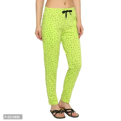 Women Regular Fit Printed Cotton Comfortable Night Track Pant Pack of 4-thumb4