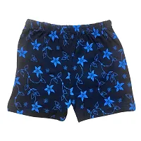 Stylish Cotton Blend Printed Shorts For Infants- Pack Of 5-thumb1