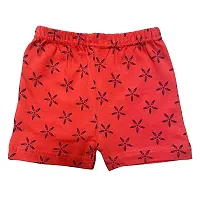 Stylish Cotton Blend Printed Shorts For Infants- Pack Of 5-thumb1