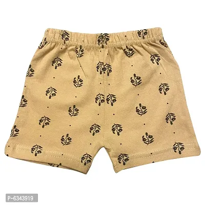 Stylish Cotton Blend Printed Shorts For Infants- Pack Of 5-thumb2