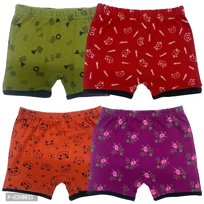 Contemporary Cotton Printed Shorts For Boys- Pack Of 4