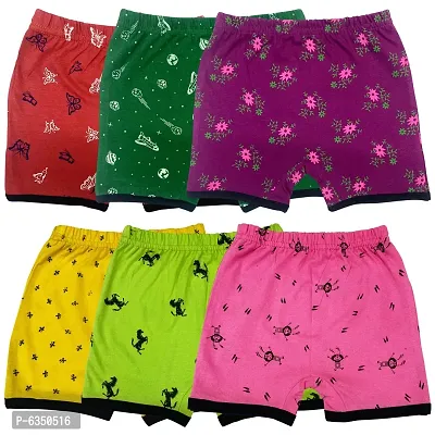 Contemporary Cotton Printed Shorts For Boys- Pack Of 6