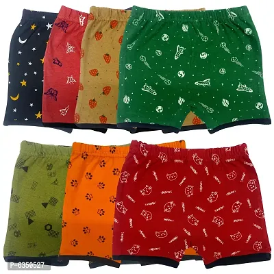 Contemporary Cotton Printed Shorts For Boys- Pack Of 7