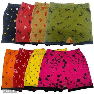 Contemporary Cotton Printed Shorts For Boys- Pack Of 8
