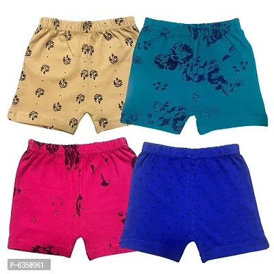 Contemporary Cotton Blend Printed Shorts For Boys- Pack Of 4-thumb0