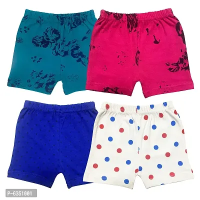 Contemporary Cotton Blend Printed Shorts For Boys- Pack Of 4-thumb0