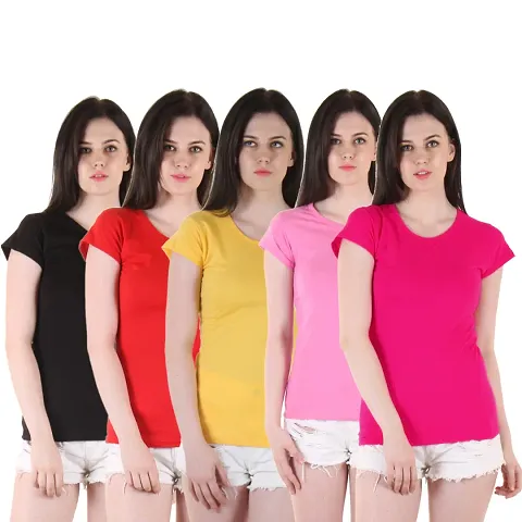 Comfy Cotton Casual wear Top Combo of 5