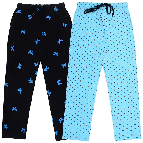 Combo Cotton Solid Track Pant For Boys Girls