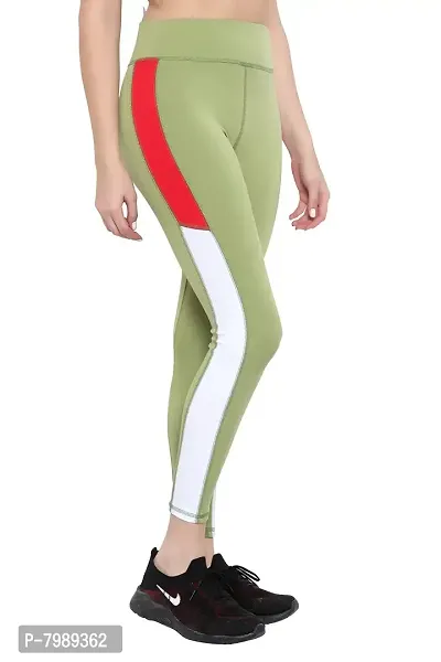 FASHA Gym wear Ankle Length Stretchable Workout Tights / Sports Tights / Sports Fitness Yoga Track Pants for Girls  Women Sizes :- S,M,L,XL,XXL-thumb0