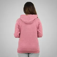 MYO Women's Full Sleeve Hooded Neck T Shirt Pack of 2 Pink-Red-thumb1