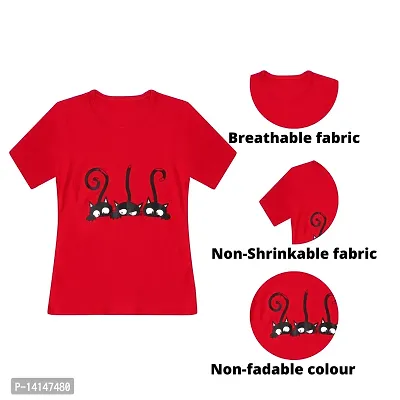 MYO Girls' Cotton Half Sleeves T-Shirt | Regular Fit T-Shirt for Girls Combo Pack of 3-thumb5