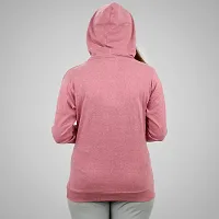 MYO Women's Full Sleeve Hooded Neck T Shirt Pack of 2 Pink-Red-thumb3