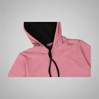 MYO Full Sleeve Hooded Neck Sweatshirts/Hoodies for Boys and Girls Pack of 2 Pink Red-thumb3
