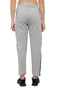 Stylish Grey Cotton Trouser For Women-thumb2