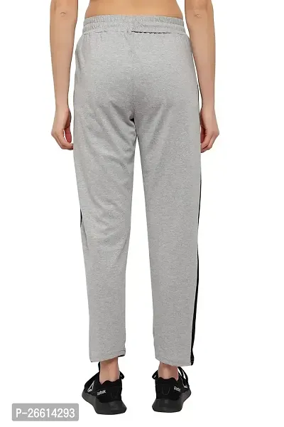 Stylish Grey Cotton Trouser For Women-thumb3