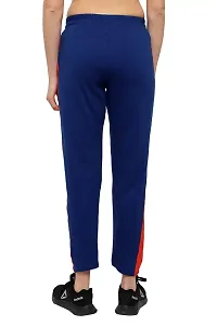 Stylish Navy Blue Cotton Trouser For Women-thumb2