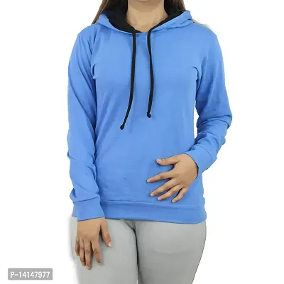 MYO Women's Full Sleeve Hooded Neck T Shirt