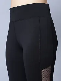 Elegant Black Polyester Solid Capris For Women-thumb3