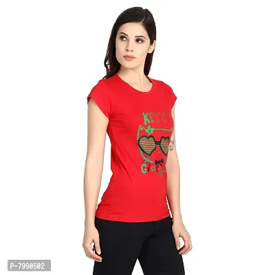 IRANA Women's Cotton Regular Printed Round Neck T-Shirt Combo Pack of 2 Sizes:-S,M,L,XL-thumb4