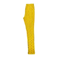 MYO Cotton Printed Girls Leggings/Pajama Combo Pack 4 for 13 Years - 14 Years Rani::Mustard::Firozi::Orange-thumb2