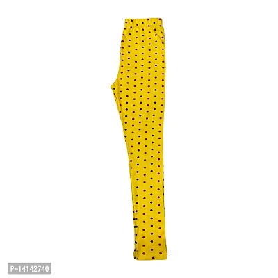 MYO Cotton Printed Girls Leggings/Pajama Combo Pack 4 for 13 Years - 14 Years Rani::Mustard::Firozi::Orange-thumb3