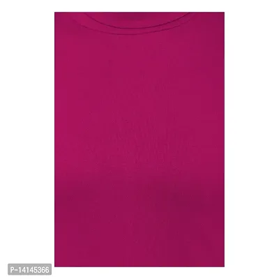 MYO Casual Full Sleeve High Neck | Turtle Neck Cotton T-Shirt for Women/Girls (Rani)-thumb5