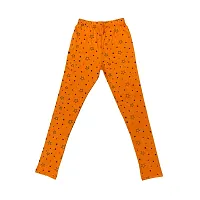 MYO Cotton Printed Girls Leggings/Pajama Combo Pack 4 for 13 Years - 14 Years Rani::Mustard::Firozi::Orange-thumb4