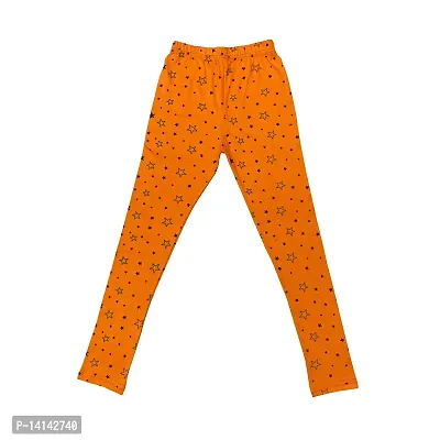 MYO Cotton Printed Girls Leggings/Pajama Combo Pack 4 for 13 Years - 14 Years Rani::Mustard::Firozi::Orange-thumb5