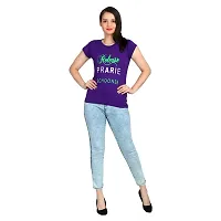 IRANA Women's Cotton Printed Round Neck T-Shirt Combo Pack of 2 Sizes:-S,M,L,XL-thumb4