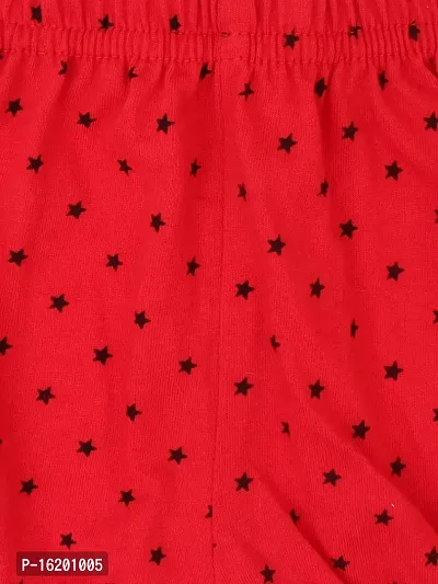 Stylish Cotton Blend Red Printed Hot Pant For Kids- Combo Of 1-thumb2