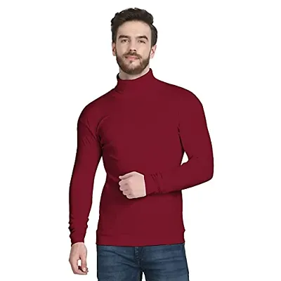 MYO Men's Full Sleeves Turtle Neck/high Neck t Shirt | Sweatshirt|Hoodies