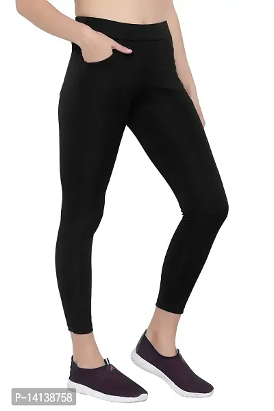 IUGA Girls Athletic Leggings with Pockets Running Yoga Pants Girl's Workout Dance  Leggings Tights for Girls High Waisted Black 11-12 Years