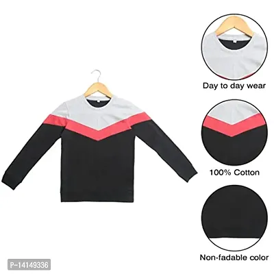 MYO Boys Regular Fit Fullsleeve Cotton Tshirt | Full Sleeves Sweatshirt for Boys and Girls for 11-12 Years-thumb4